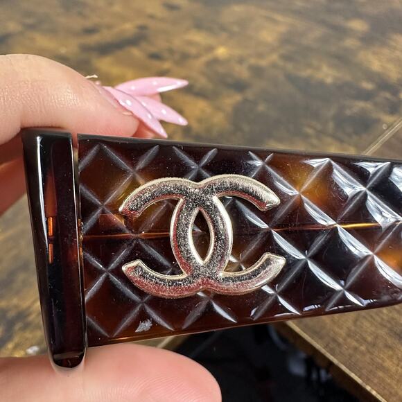 Chanel Sunglasses 01450 91235 Womens Brown Tortoise Square Brown Lens Logo Italy main image 10